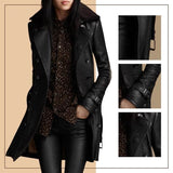 Victoria - Cappotto in Pelle Lussuoso
