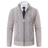 Dawson – Cardigan Zip Strutturato