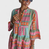 Juliane - Abito boho a balze