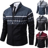 Howard – Cardigan Zip in Maglia Nordic
