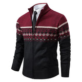 Howard – Cardigan Zip in Maglia Nordic