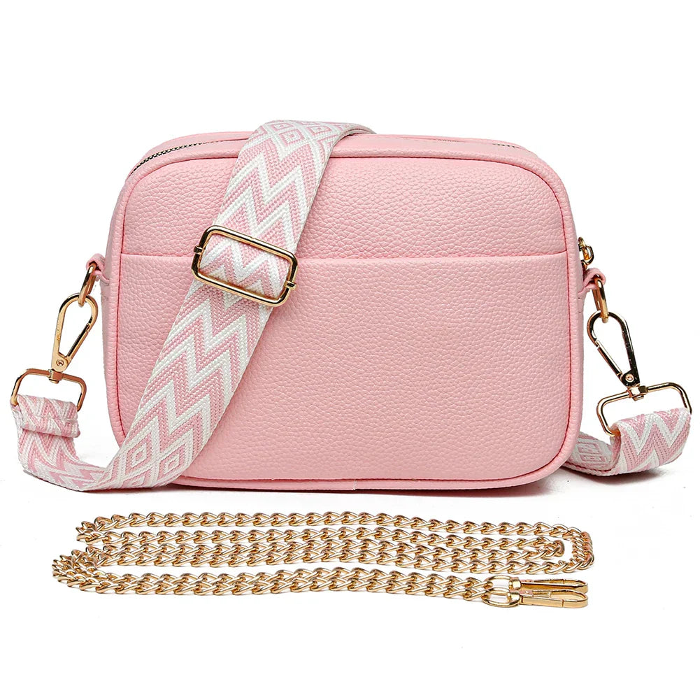Zara | Borsa a tracolla in pelle Fins