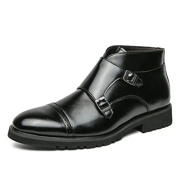 Parker | Stivali doppi Monk-strap in similpelle