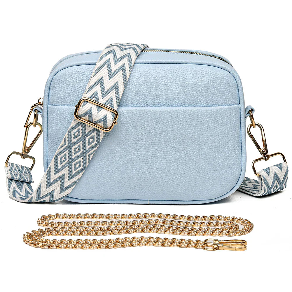 Zara | Borsa a tracolla in pelle Fins