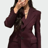 Moolie - Giacca con Linea Imponente e Bottoni