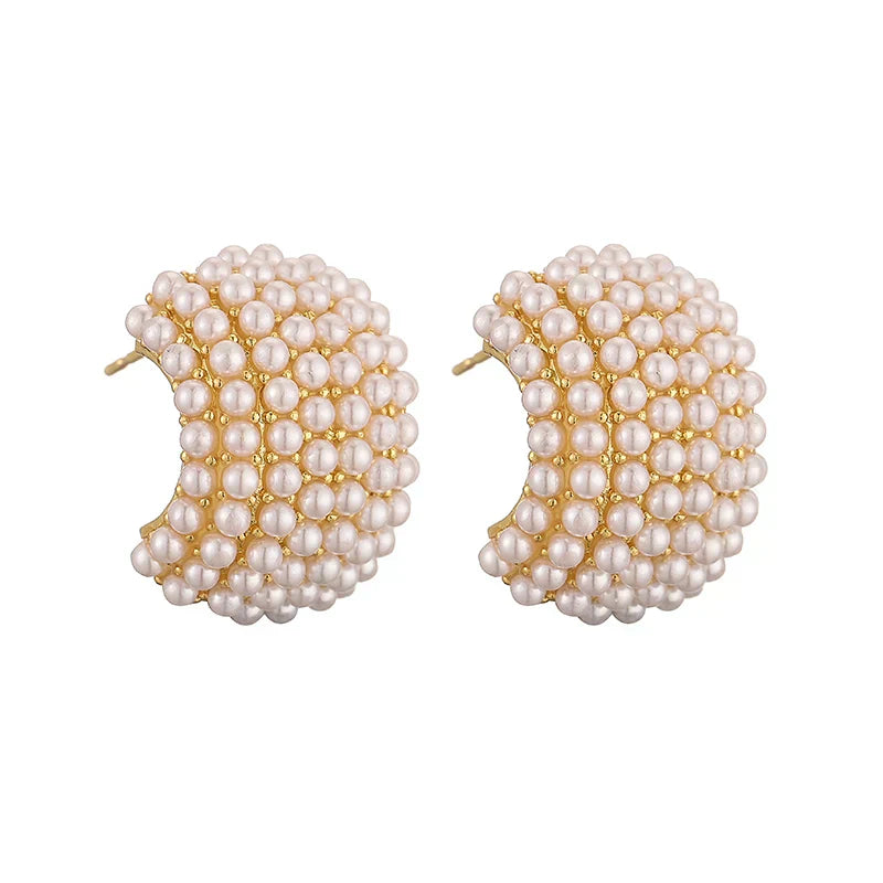Boucles d'oreilles en perles classiques - Ottanta percento