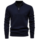 Brompton –  Maglione a Mezzo Zip Raffinato