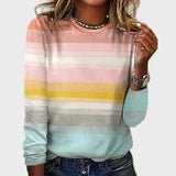Top di maglia a maniche lunghe