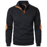 René | Maglione con dettagli in pelle scamosciata