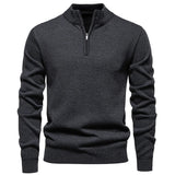 Brompton –  Maglione a Mezzo Zip Raffinato