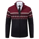 Howard – Cardigan Zip in Maglia Nordic