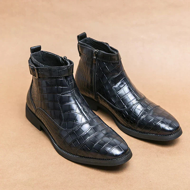 Dylan | Stivaletti con fibbia in similpelle