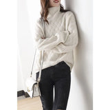 Ciliegia - Maglione a Collo Alto Autunnale