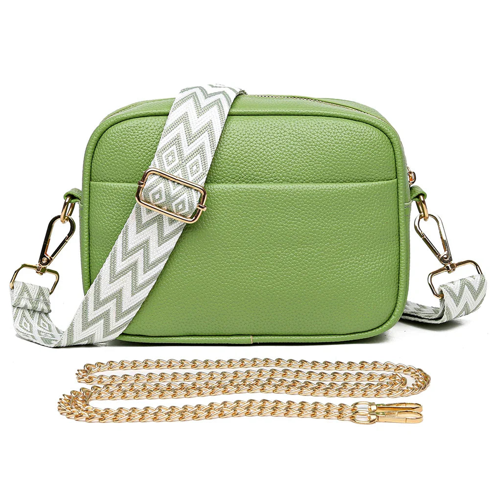 Zara | Borsa a tracolla in pelle Fins