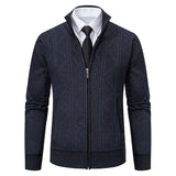 Dawson – Cardigan Zip Strutturato