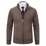 Dawson – Cardigan Zip Strutturato