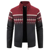 Howard – Cardigan Zip in Maglia Nordic
