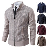 Dawson – Cardigan Zip Strutturato
