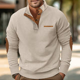 Davenport –  Pullover a mezze bottoni con tasca