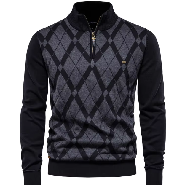 Job -  Maglione da uomo con mezza zip
