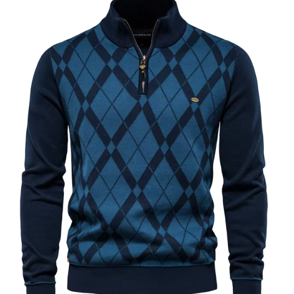 Job -  Maglione da uomo con mezza zip