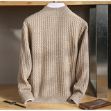 Belmont –  Pullover con zip in merino