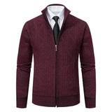Dawson – Cardigan Zip Strutturato
