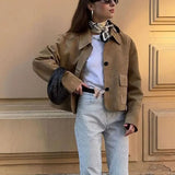 Giacca in Faux Suede Marissa