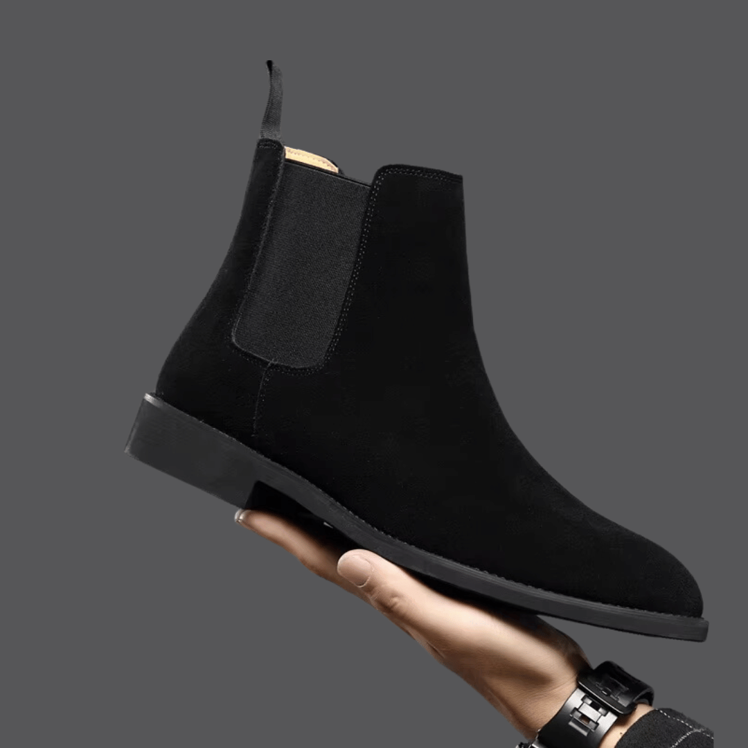 Bradley - Stivali Chelsea in scamosciato, stile e comfort.