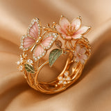 Bague Zirkonia Papillon Natur Ljus - Ultima Offerta Sconto