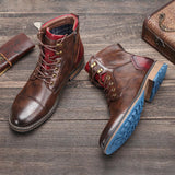 Dawson - Stivali Oxford in Pelle Classici per Look Elegante