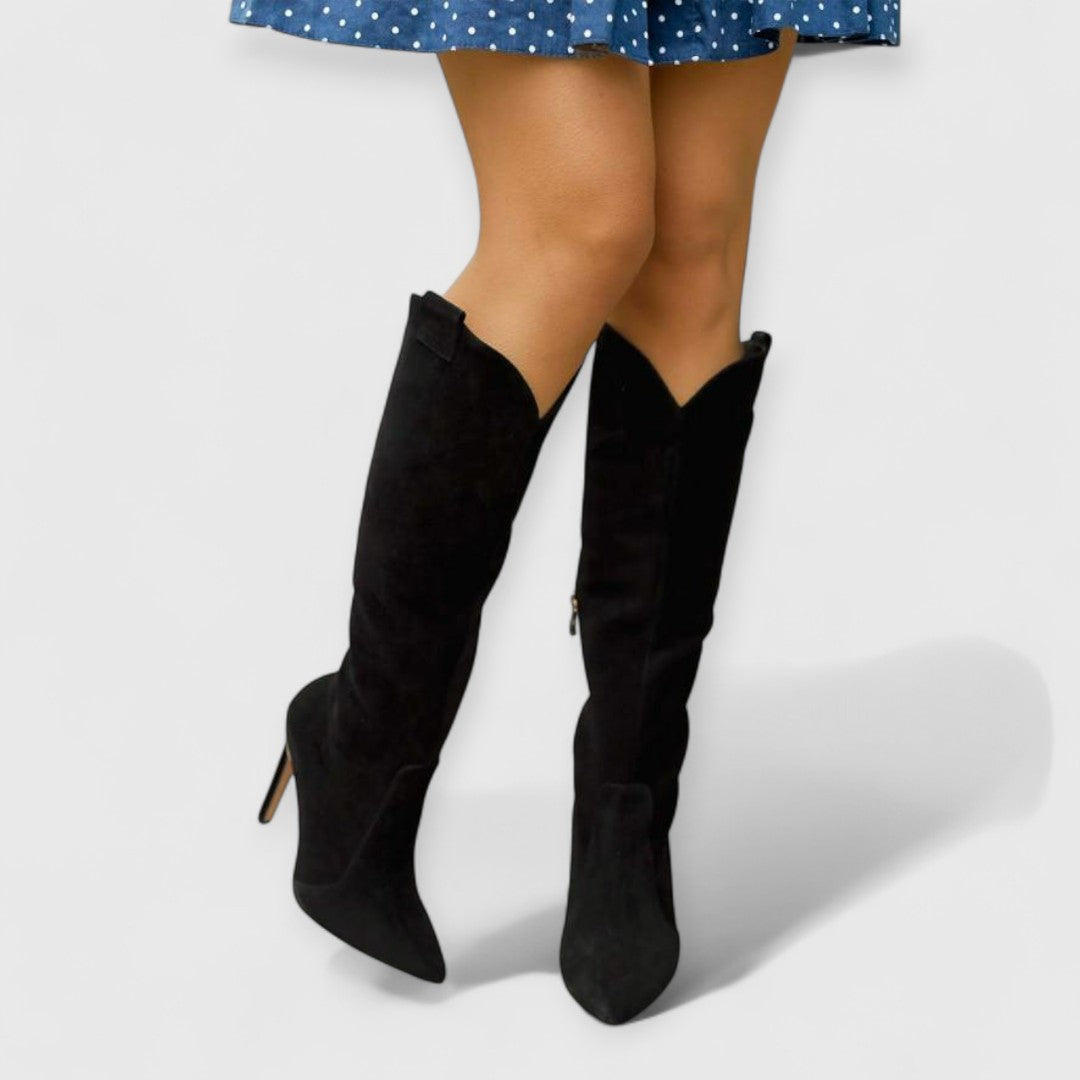 Kylie | Eleganti Stivali Overknee con Tacco a Stiletto