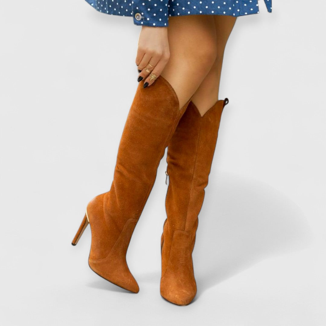 Kylie | Eleganti Stivali Overknee con Tacco a Stiletto