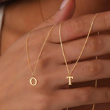 Enzhalynne | Collana con Iniziali in Oro 18K