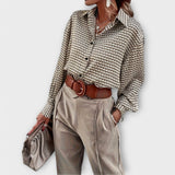 Ashley - Blusa vintage a manica lunga
