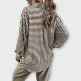 Ashley - Blusa vintage a manica lunga