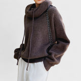 Charlotte - Maglia dolcevita in lana merino