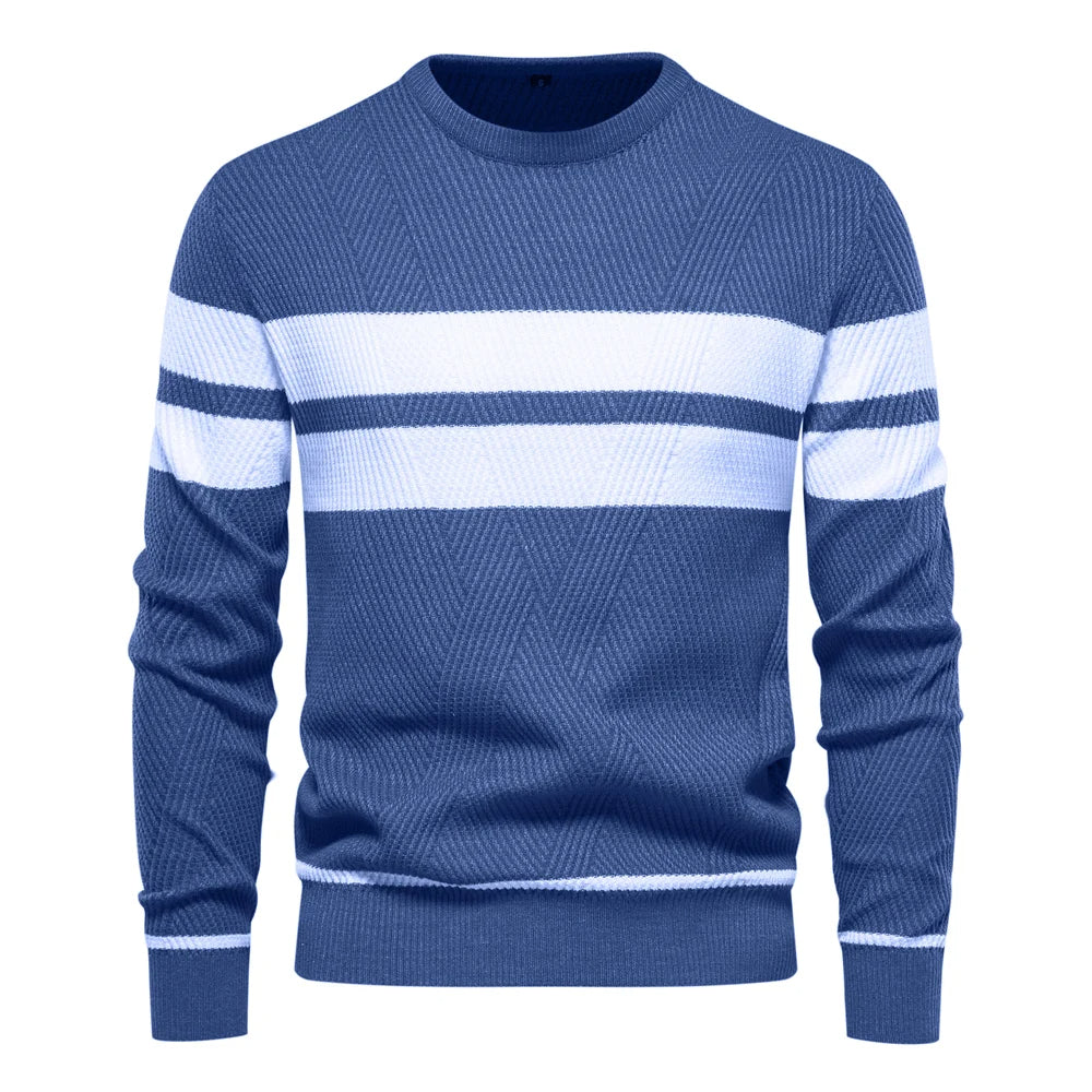 Belgravia -  Maglione a righe testurizzate