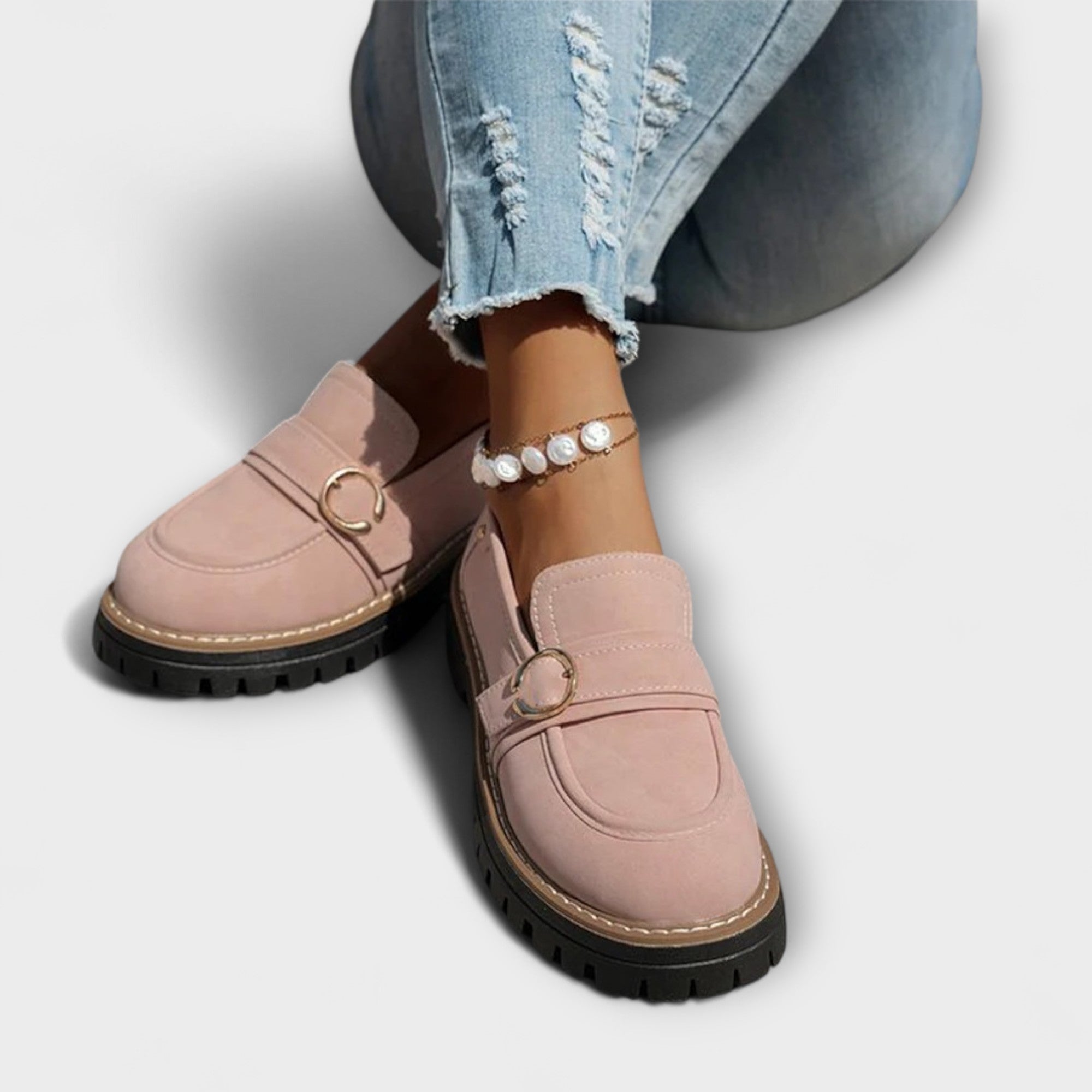 Esma | Mocassini casual con punta arrotondata