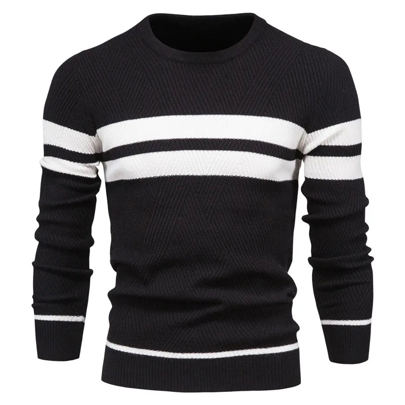 Belgravia -  Maglione a righe testurizzate