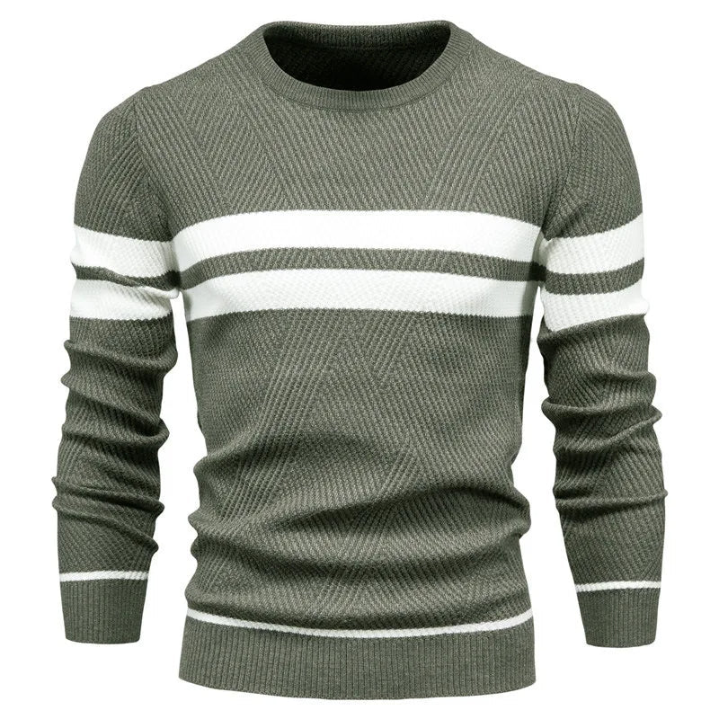 Belgravia -  Maglione a righe testurizzate
