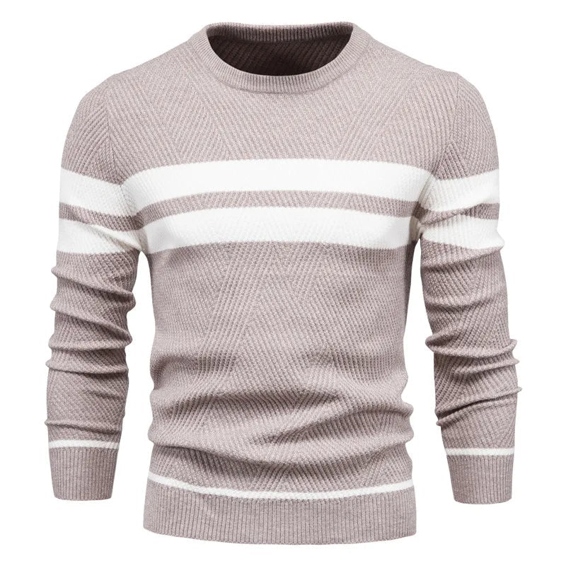 Belgravia -  Maglione a righe testurizzate