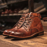Hunter - Stivali In Pelle Da Uomo Robusti Per Ogni Evento