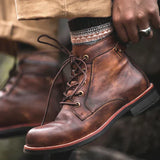 Hunter - Stivali In Pelle Da Uomo Robusti Per Ogni Evento