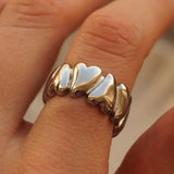 Hazel | Anello a Cuore Avvolgente