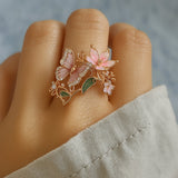 Bague Zirkonia Papillon Natur Ljus - Ultima Offerta Sconto