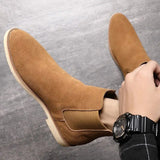 Bradley - Stivali Chelsea in scamosciato, stile e comfort.