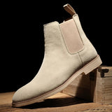 Bradley - Stivali Chelsea in scamosciato, stile e comfort.