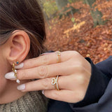 Lyannette | Orecchini Sunburst in Oro 18K