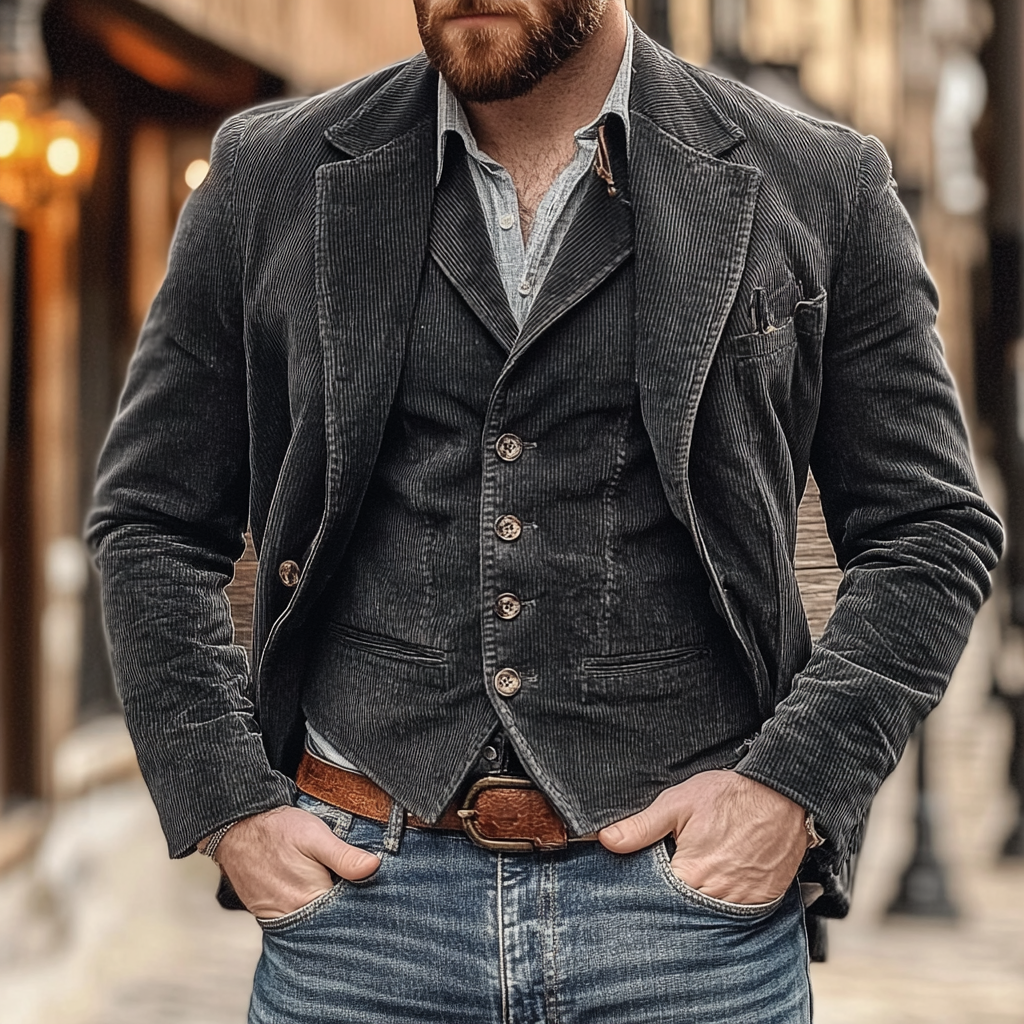Patricio Set Blazer e Gilet Classici Eleganza senza Tempo